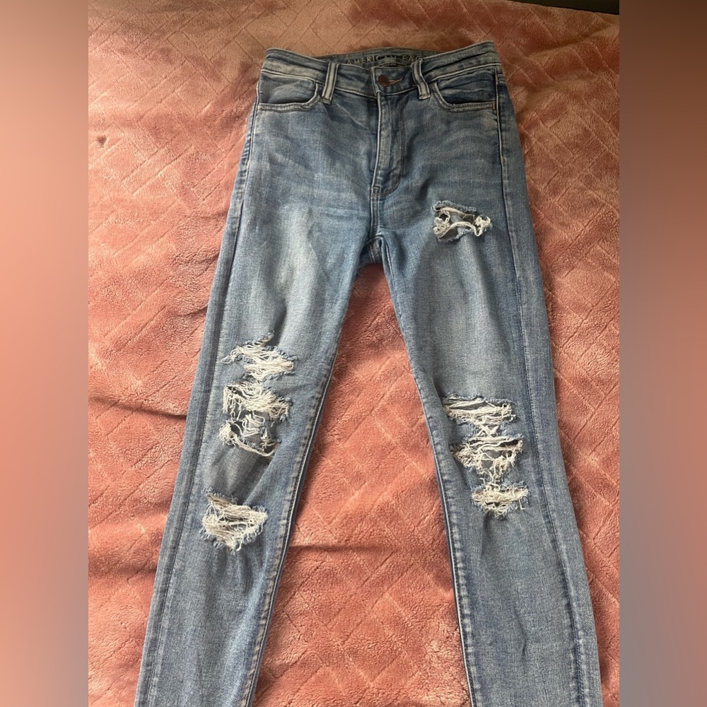 American eagle high waisted jeans